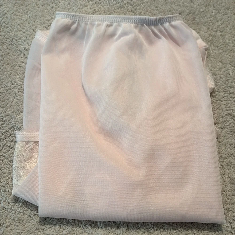 Dixie Belle Women’s Classic Nylon Briefs Panty Powder Light Pink Size 10 VINTAGE